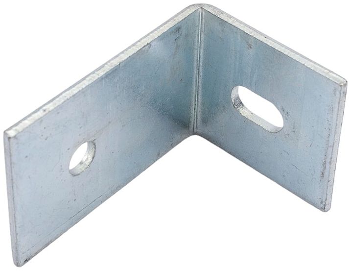 Уголок крепежный для бетона 90х60х60х4,0 мм, оцинкованный - фото